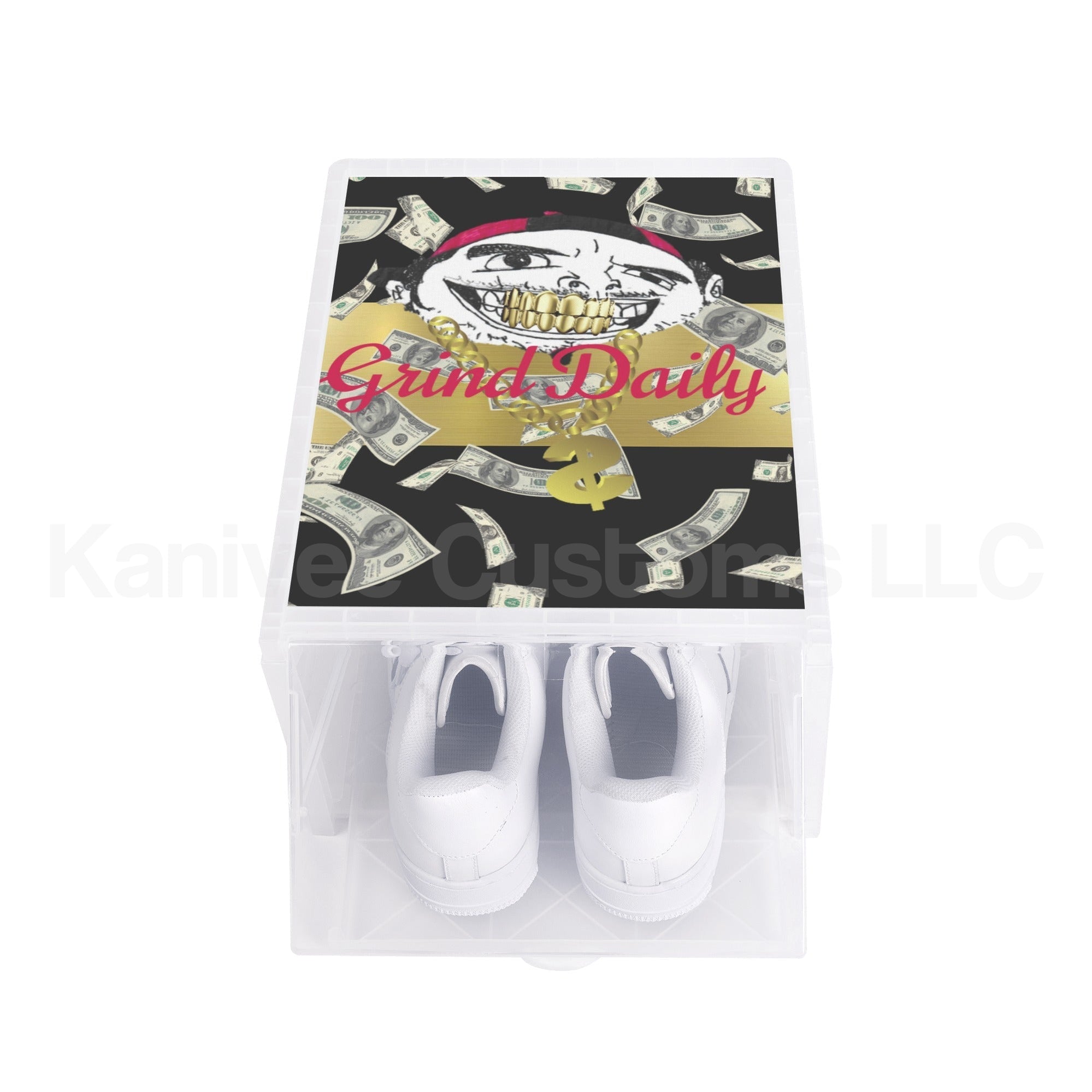 100.Grams GrindDaily Custom Shoe Box