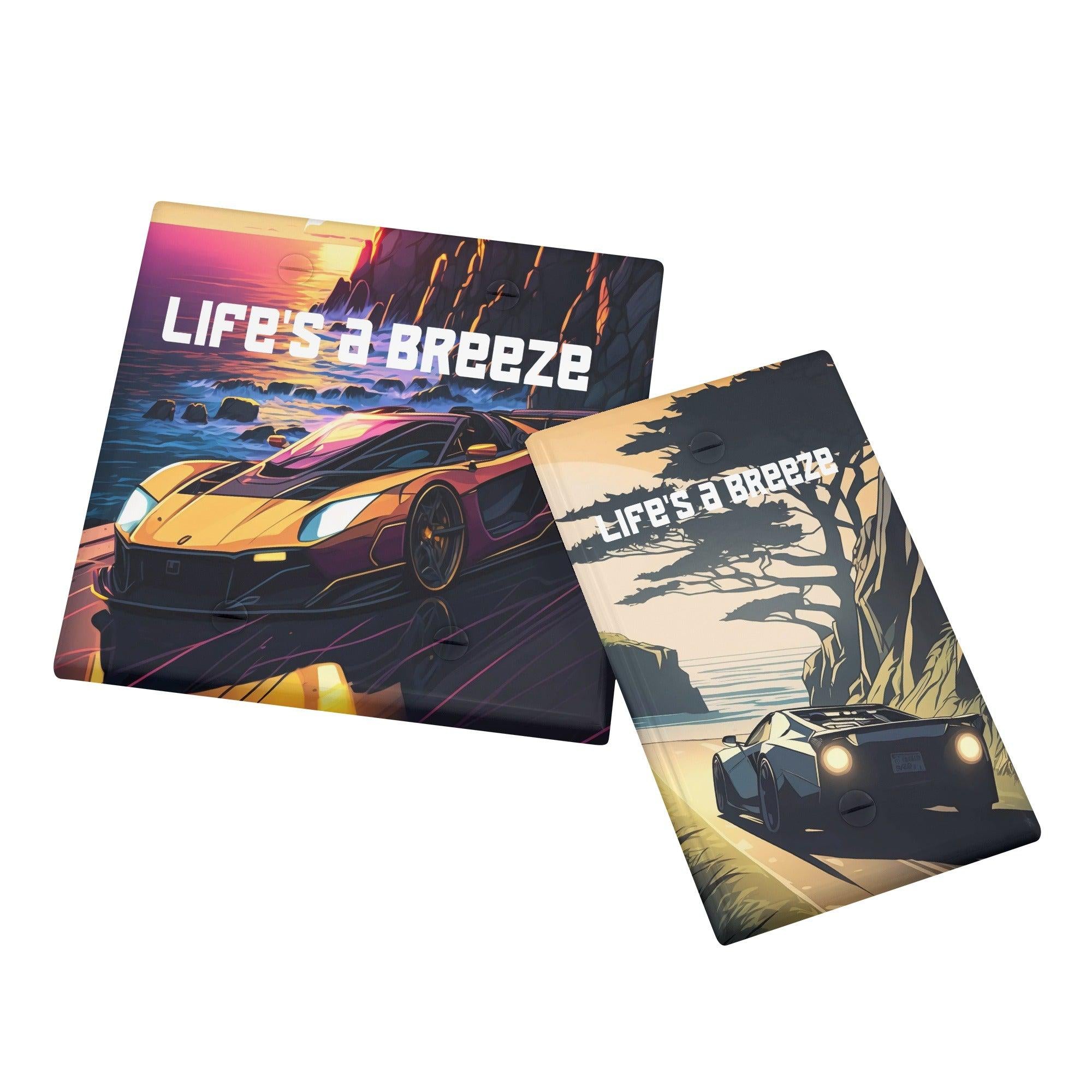 Lifes a Breeze Art Wall Plates - Kanivee Customs